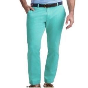 Vineyard Vines Men's‎ Breaker Pants Solid inTerrapin Green Size 28 X 30 - NEW